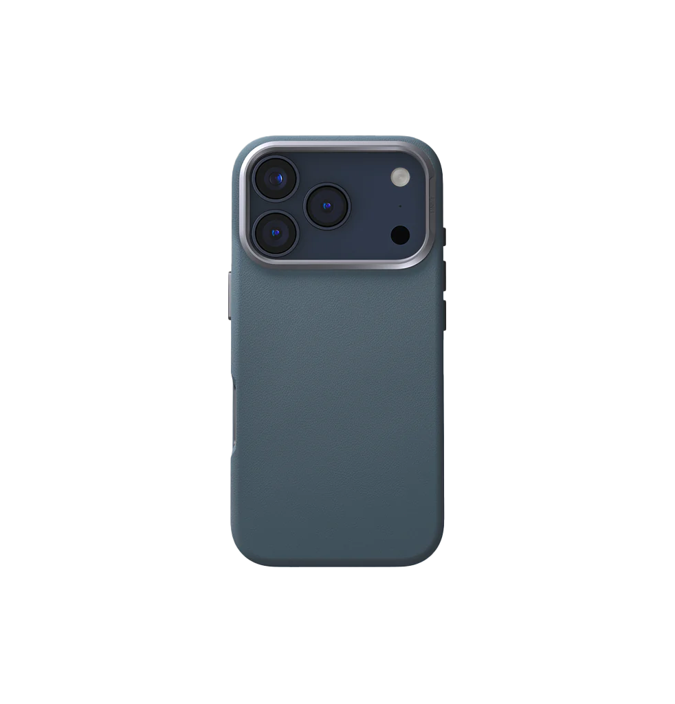 Uniq Lyden Premium Leatherette Case for iPhone 17 Pro Ash