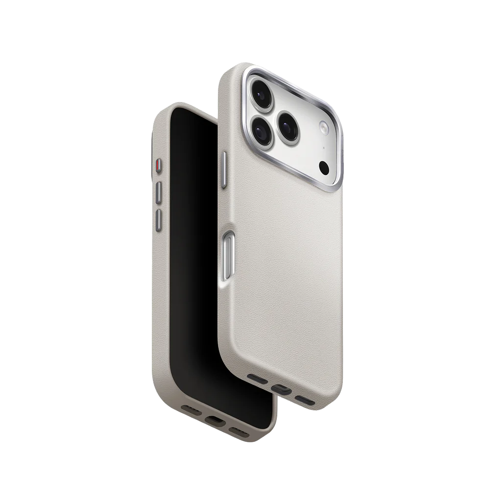 Uniq Lyden Premium Leatherette Case for iPhone 17 Pro Clay