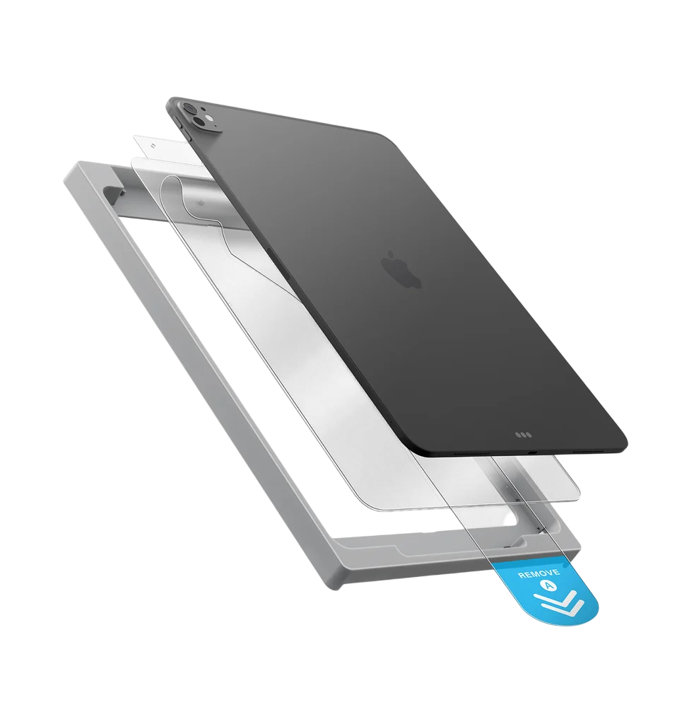 Uniq Optix EXOFit Tempered Glass Screen Protector for iPad Air 13 M2-M3 (2024)