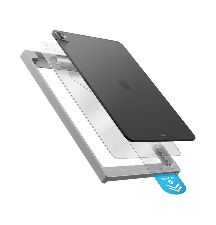 Uniq Optix EXOFit Tempered Glass Screen Protector for iPad Air 13 M2-M3 (2024)