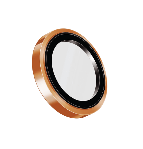 Uniq Optix Prime Stainless Steel Camera Lens Protector for iPhone 17 Pro 17 Pro Max Sunset Chrome