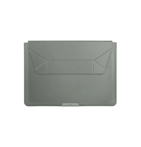 Uniq Oslo Laptop Sleeve with Foldable Stand Up to 14” Lichen