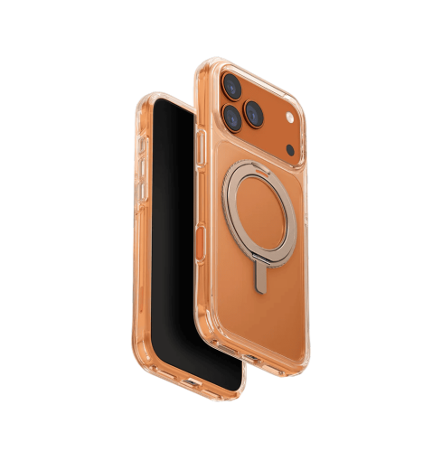 Uniq Swivix 360 Rotating Kickstand Case for iPhone 17 Pro Max Taupe
