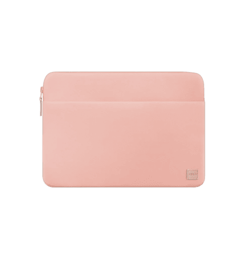 Uniq Vienna Water-Resistant Recycled Fabric Laptop Sleeve Up to 14” Peach
