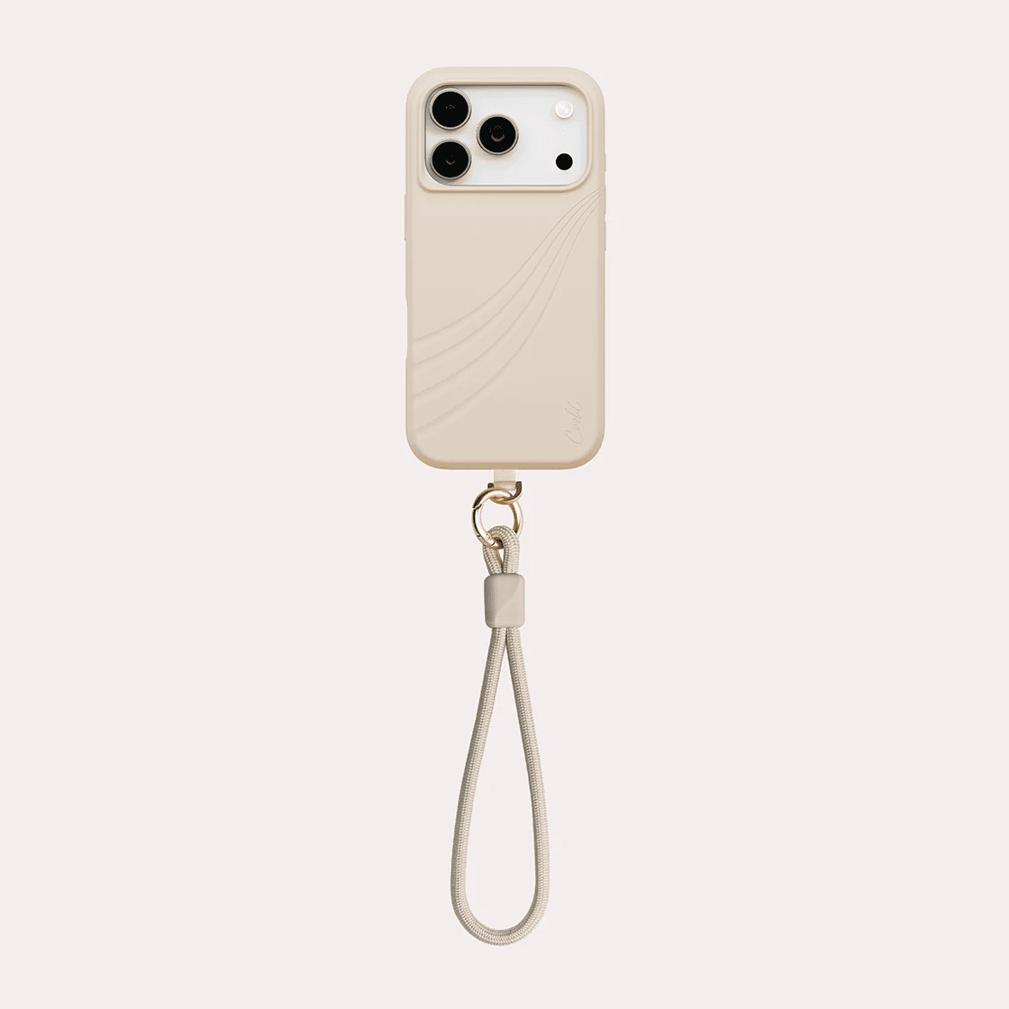 Uniq COEHL SERINA iPhone 17 Pro MagClick Magnetic Charging Compatible Milk Sand