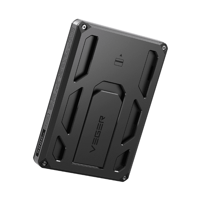 VEGER X5 6-in-1 5000mAh WalletTrack Power Bank with Find My