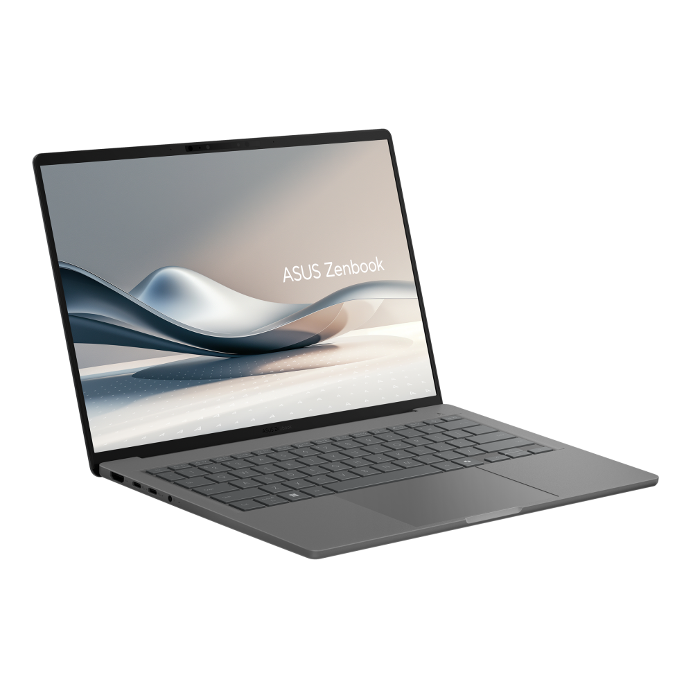لابتوب ASUS Zenbook A14، Snapdragon X X1-26، رام 16GB، SSD ، شاشة 14" WUXGA، Windows 11، UX3407QA-QD155W، رمادي Iceland