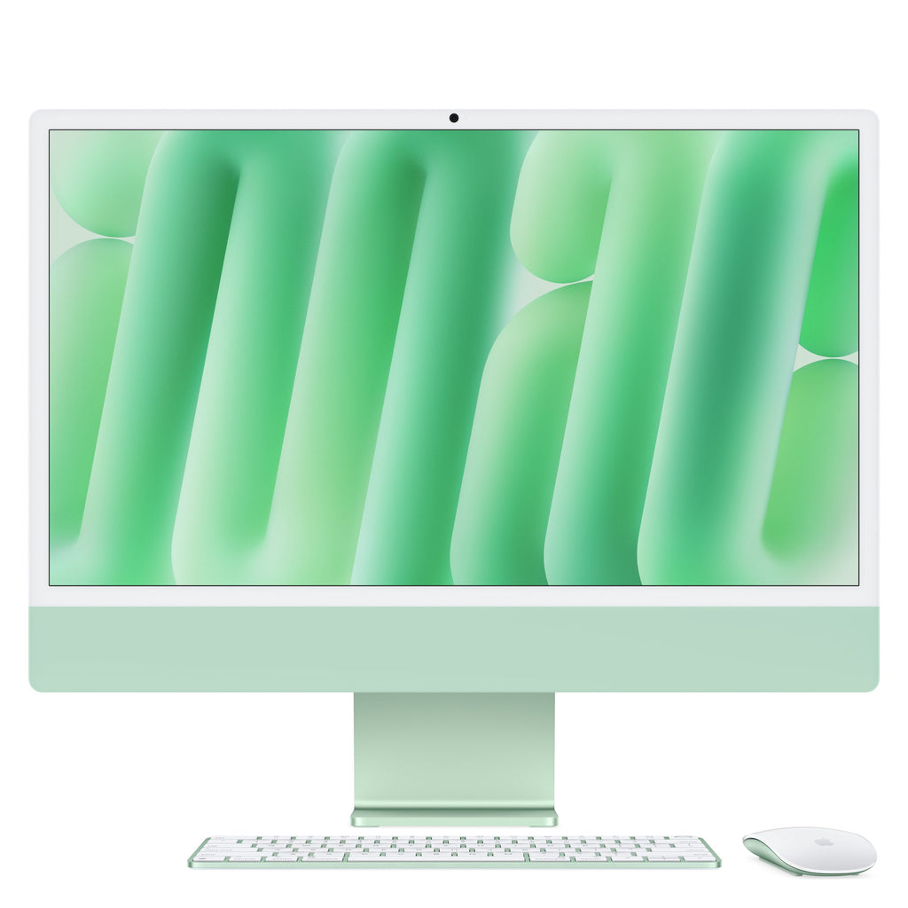 24-inch iMac with Retina 4.5K display: Apple M4 chip with 10-core CPU and 10-core GPU, SSD