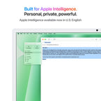 24-inch iMac with Retina 4.5K display: Apple M4 chip with 8-core CPU and 8-core GPU, SSD