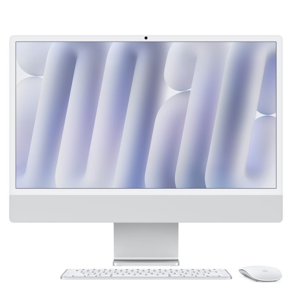 24-inch iMac with Retina 4.5K display: Apple M4 chip with 8-core CPU and 8-core GPU, SSD