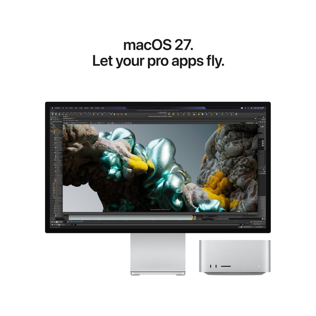 Mac Studio: Apple M5 Ultra chip with 30-core CPU and 64-core GPU, SSD