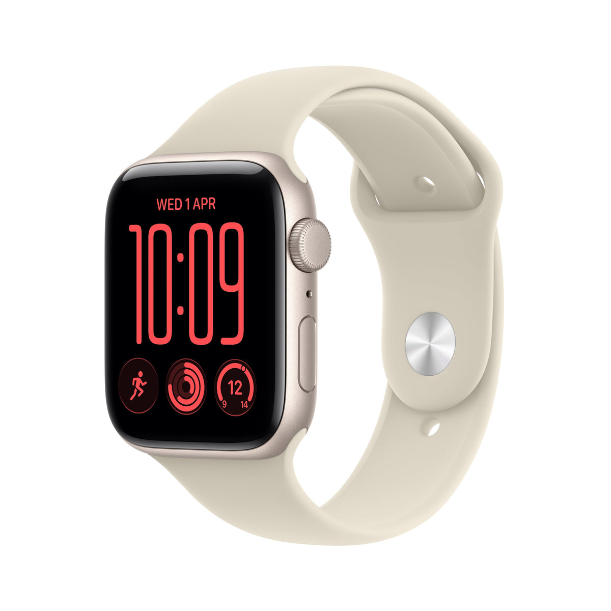 Apple Watch SE 3 GPS 40mm Aluminum Case with Sand Sport Band M/L