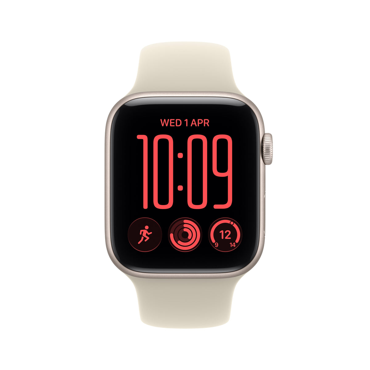 Apple Watch SE 3 GPS 40mm Aluminum Case with Sand Sport Band S/M