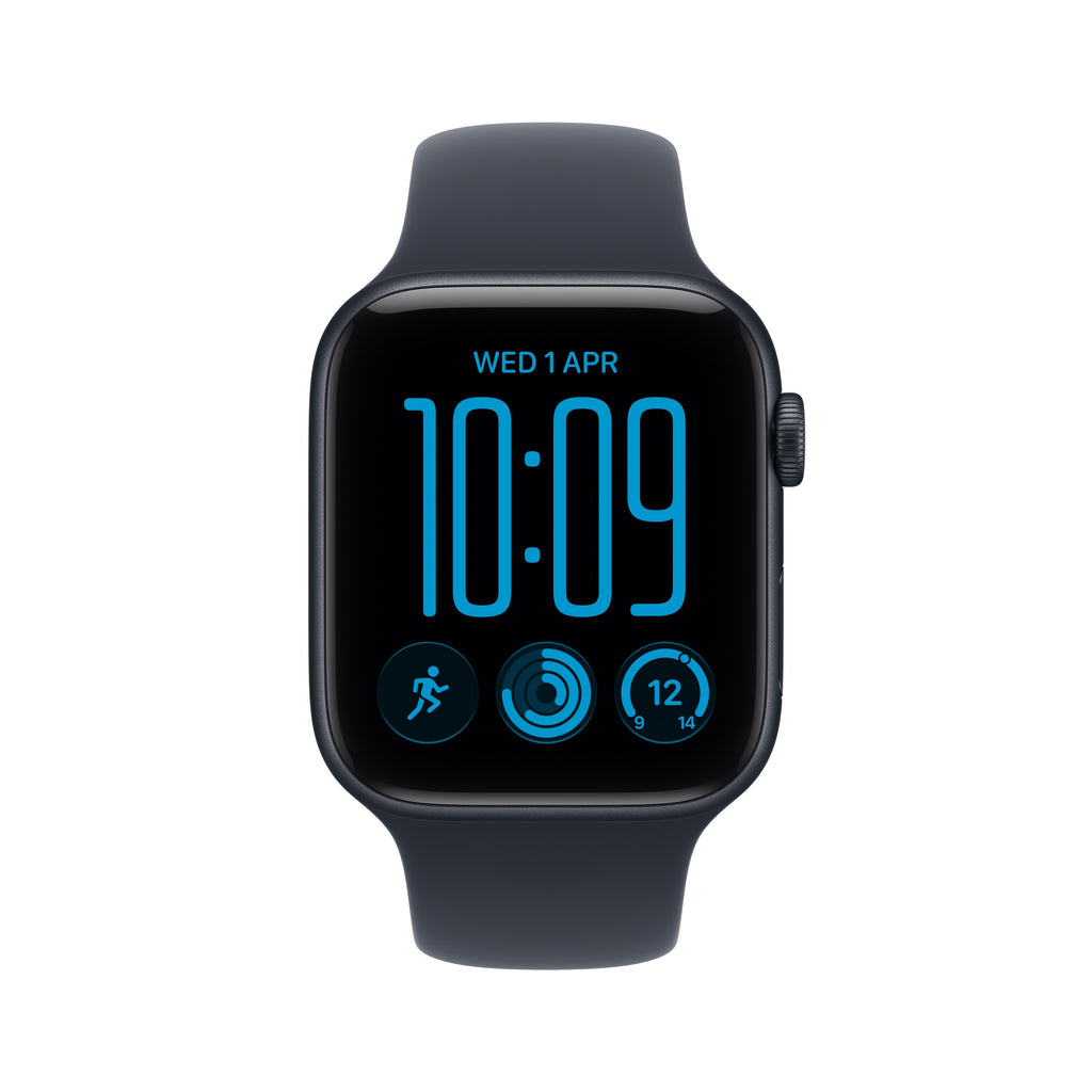 Apple Watch SE 3 GPS 44mm Midnight Aluminum Case with Sport Band M/L