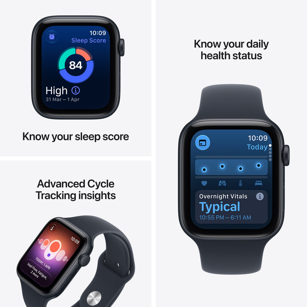 Apple Watch SE 3 GPS 44mm Aluminum Case with Sand Sport Band M/L