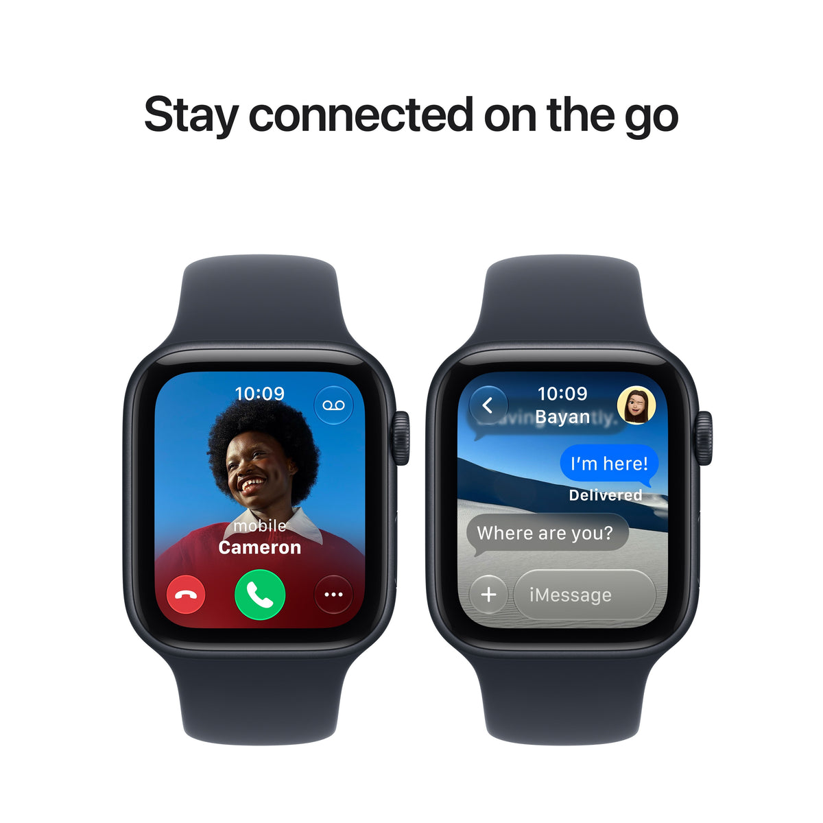 Apple Watch SE 3 GPS 44mm Aluminum Case with Sand Sport Band S/M
