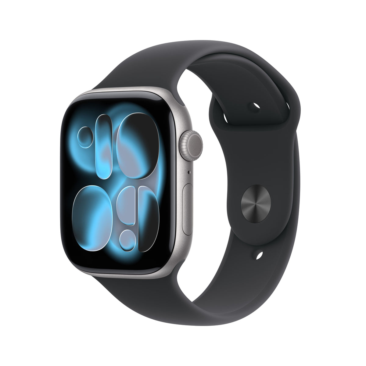 Apple Watch Series 11 GPS 42mm Aluminium Case with Black Sport Band S/M