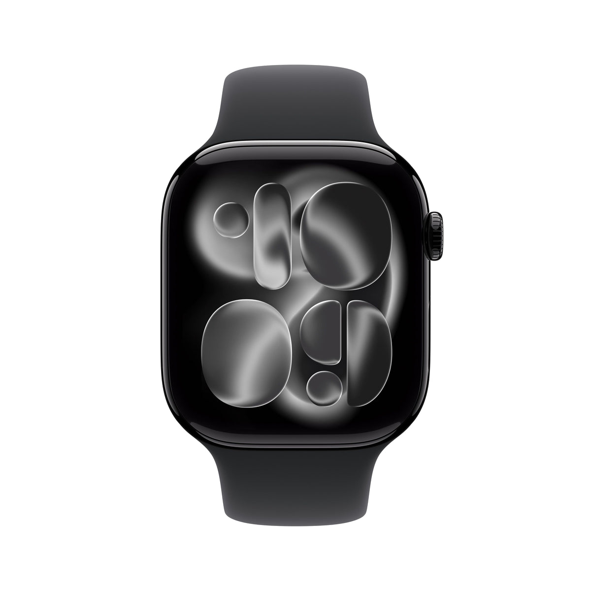 Apple Watch Series 11 GPS 46mm Aluminium Case with Black Sport Band S/M