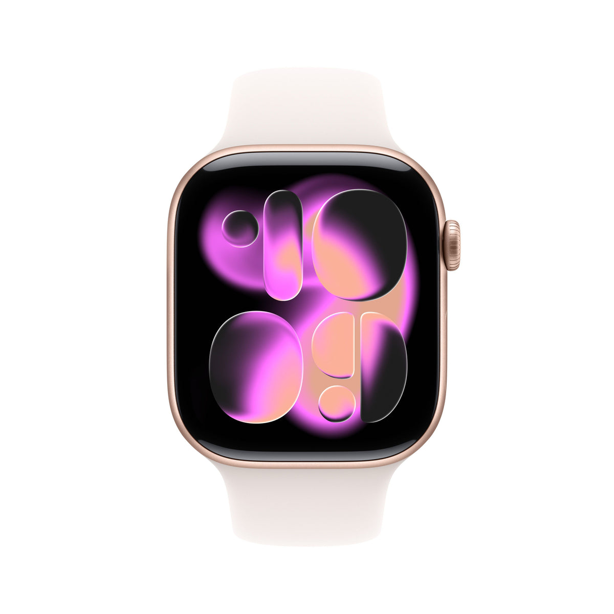 Apple Watch Series 11 GPS 46mm Aluminium Case with Light Blush Sport Band S/M