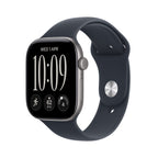 Apple Watch Series 12 GPS 42mm Aluminum Case with Navy Blue Sport Band S/M