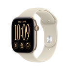 Apple Watch Series 12 GPS 46mm Light Aluminum Case with Sand Sport Band M/L