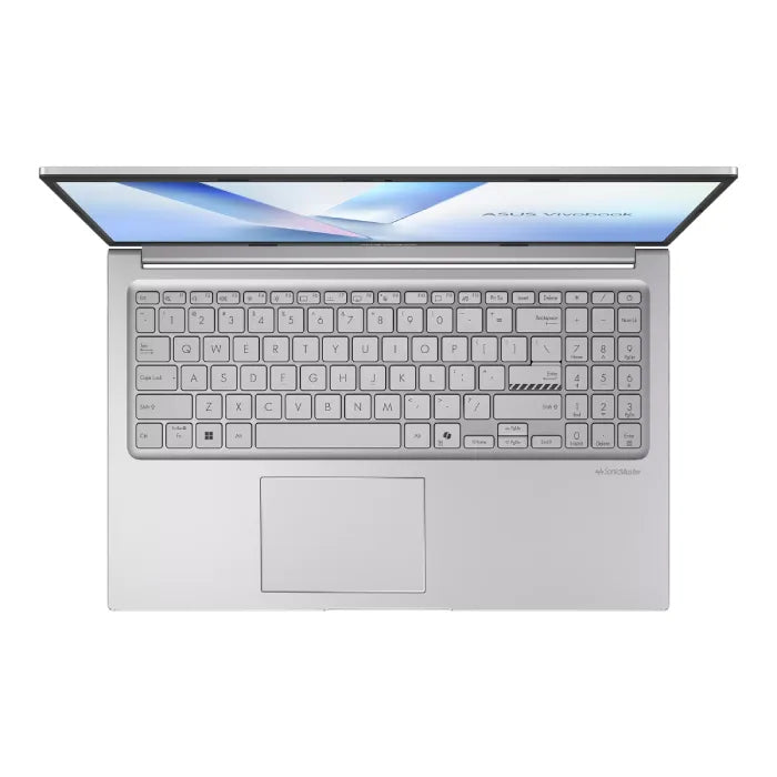 لابتوب ASUS Vivobook 15 معالج Intel® Core™ 7 350، ذاكرة 8 جيجابايت، سعة 512 جيجابايت SSD، بطاقة Intel® Graphics، شاشة 15.6 بوصة FHD، ويندوز 11، فضي