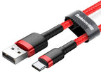 كابل Baseus USB-C، شحن 3A