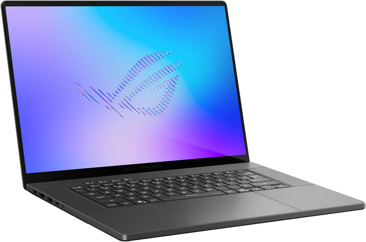 لابتوب ASUS ROG Zephyrus G16 للألعاب بمعالج Core Ultra 9 386H وذاكرة 32 جيجابايت وSSD سعة 1 تيرابايت وكارت شاشة NVIDIA GeForce RTX 5070 Ti وشاشة 16 بوصة بدقة 2.5K ونظام Windows 11 GU606AR-TB321W رمادي Eclipse