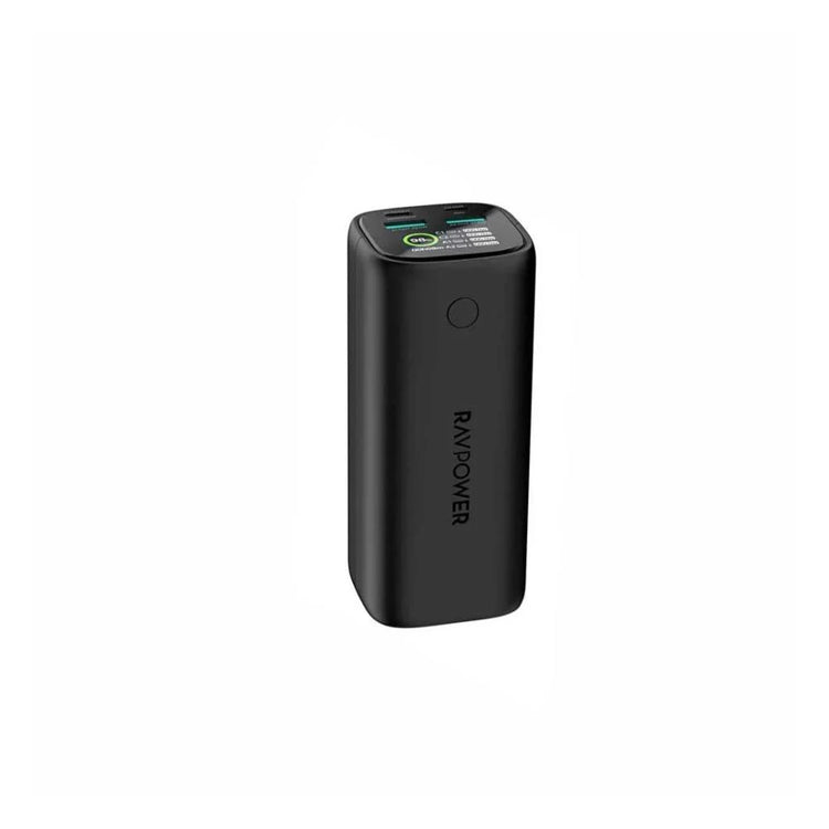باور بانك RAVPower سعة 20000mAh شحن سريع PD بقدرة 100 واط أسود