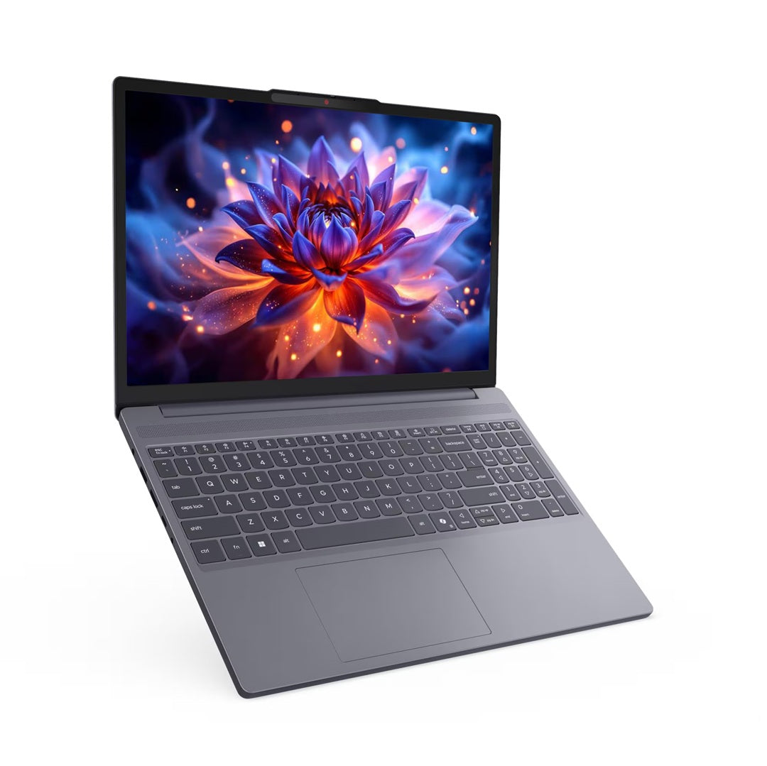 لابتوب Lenovo IdeaPad Slim 3 شاشة 15.3 بوصة WUXGA معالج Intel Core Ultra 5 322، ذاكرة 16 جيجابايت، سعة 512 جيجابايت SSD، ويندوز 11، لون Luna