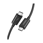 كابل UGREEN USB-C إلى USB-C Thunderbolt 4 بطول 1 متر، US501 أسود
