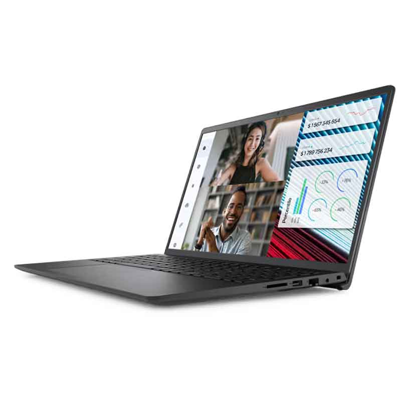 ديل 3520 Vostro أنتل® كور™ i3-1215U رامات 4 جيجابايت ، 256 جيجابايت SSD ، جرافيك UHD Graphics ، شاشة 15.6 بوصة FHD أسود
