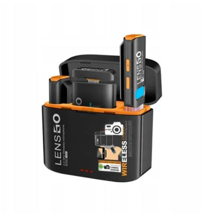 ميكروفون لاسلكي Lensgo Camera 528C أسود