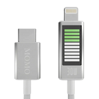 كابل MOMO USB Type-C إلىLightning للشحن السريع 30 واط بطول 1.2 متر أبيض