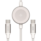 كابل MOMO USB Type-C إلى USB Type-C للشحن السريع بطول 1.2 متر أبيض