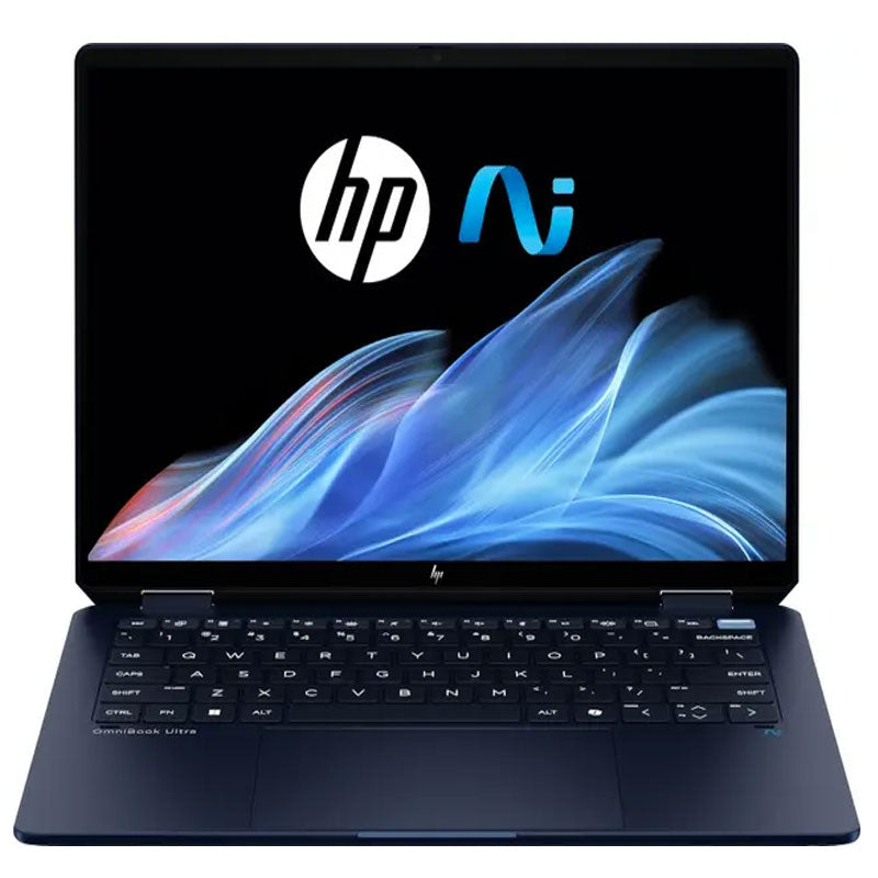 لابتوب HP OmniBook Ultra Flip 14-fh0013ne بمعالج Intel Core Ultra 9 288V، 32GB، SSD، كارت Intel Arc، شاشة 14 بوصة، ويندوز 11 أزرق