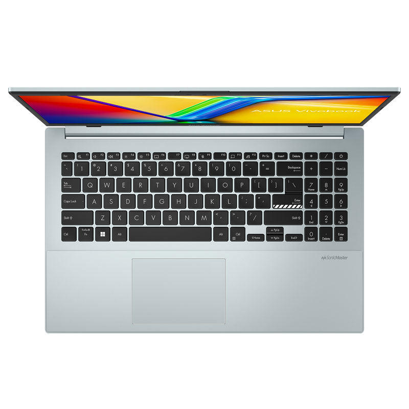 لابتوب ASUS VivoBook Go 15 بمعالج AMD Ryzen 3 7320U، 8GB RAM، SSD، كارت AMD Radeon، شاشة 15.6 بوصة FHD، ويندوز 11، موديل E1504FA-BQ823W رمادي أخضر