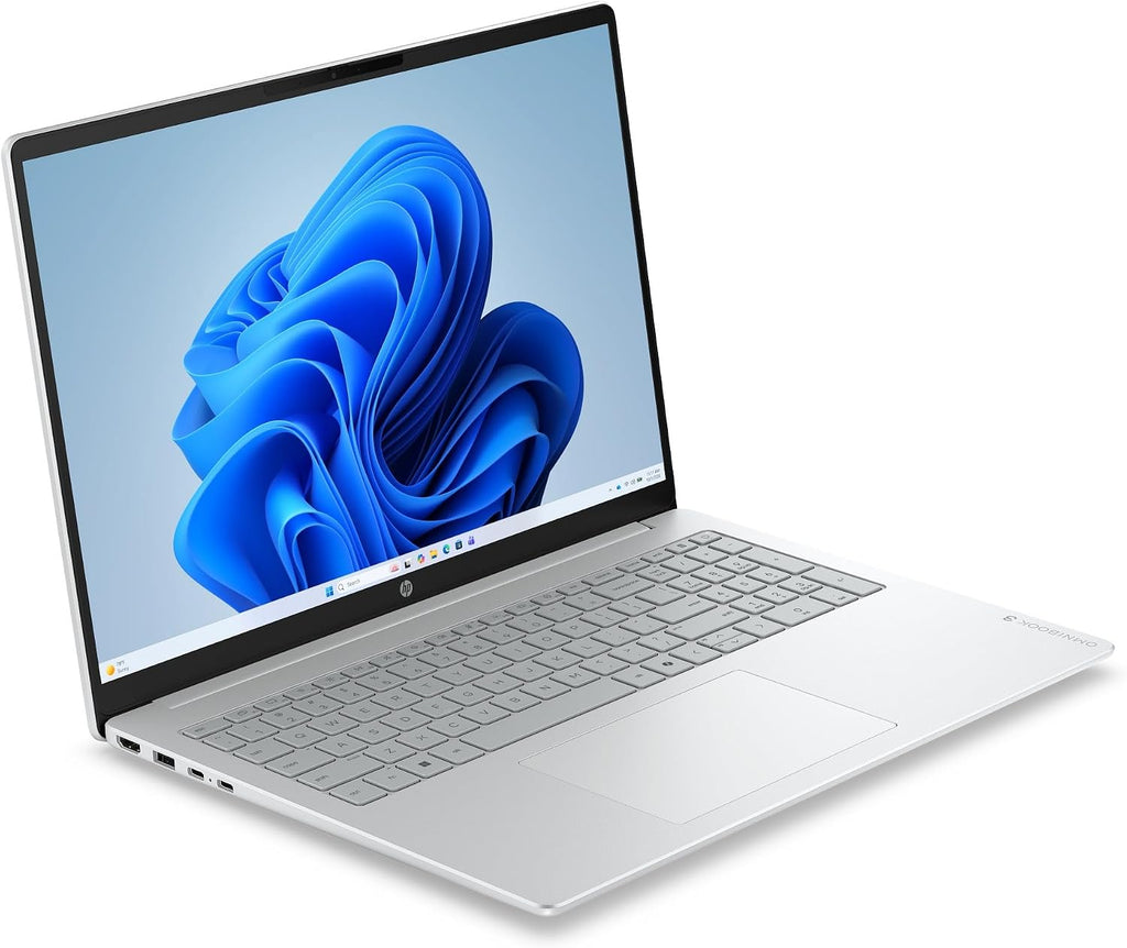 لاب توب HP OmniBook 3 AI موديل 16-bw0001ne AMD Ryzen AI 7 250، رام 16 جيجا، SSD 512 جيجا، AMD Radeon ، شاشة 16 بوصة 2K ويندوز 11 فضي
