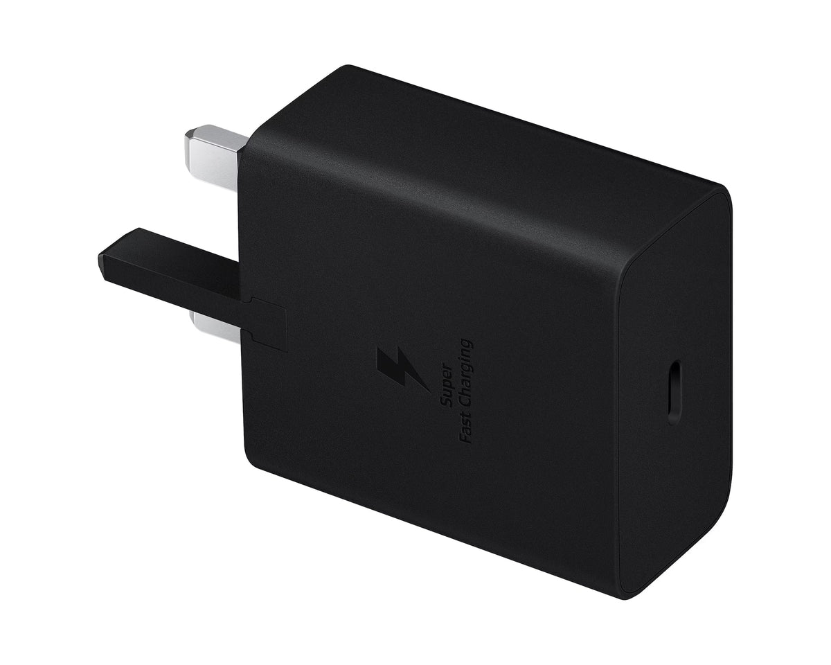 شاحن Samsung 45 وات مع كابل USB-C إلى USB-C بطول 1.8 متر أسود