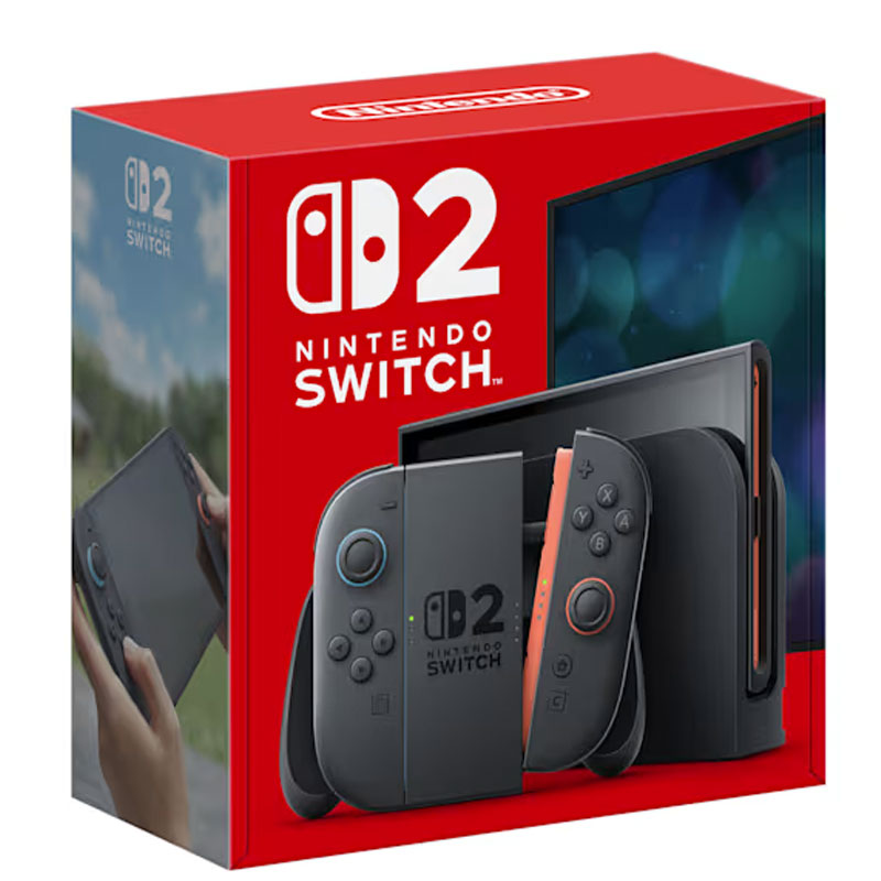 نيتيندو مشغل ألعاب محمول Switch 2 ، سعة 256 جيجابايت، 2 ذراع تحكم