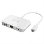 j5create محول USB-C® إلى HDMI™ بدقة 4K وإيثرنت- JCA351
