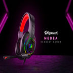 ريدراجون ميديا سماعات رأس للألعاب H280