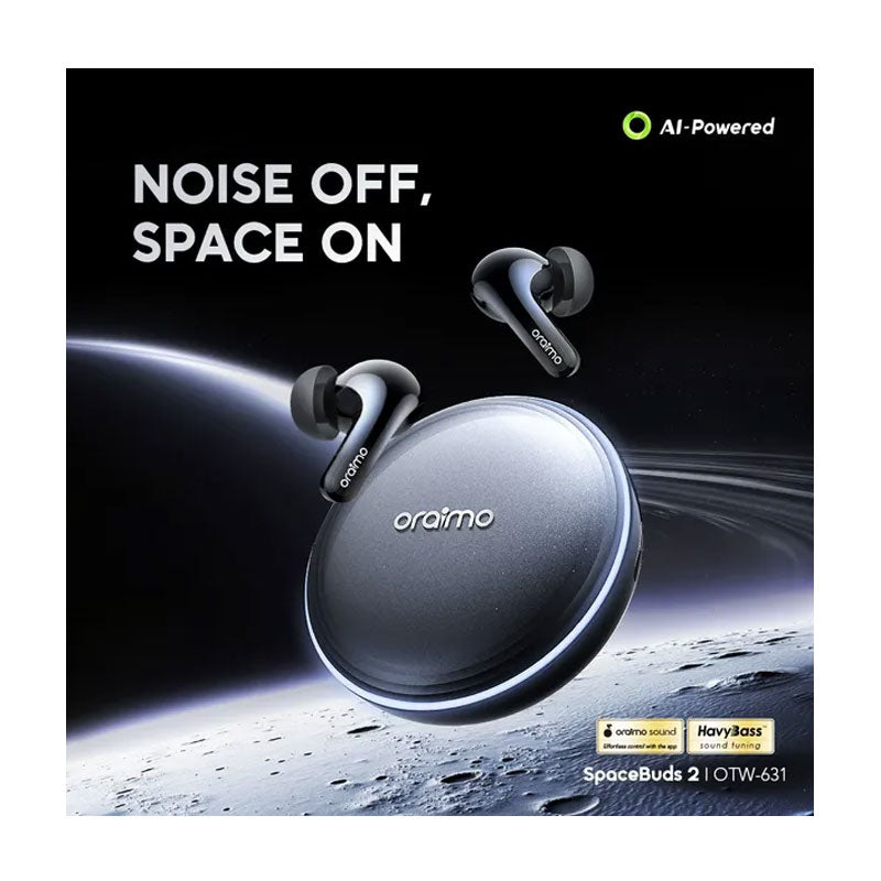 اورايمو ايربودز SpaceBuds 2 مع إلغاء ضوضاء ذكي بالذكاء الاصطناعي OTW-631