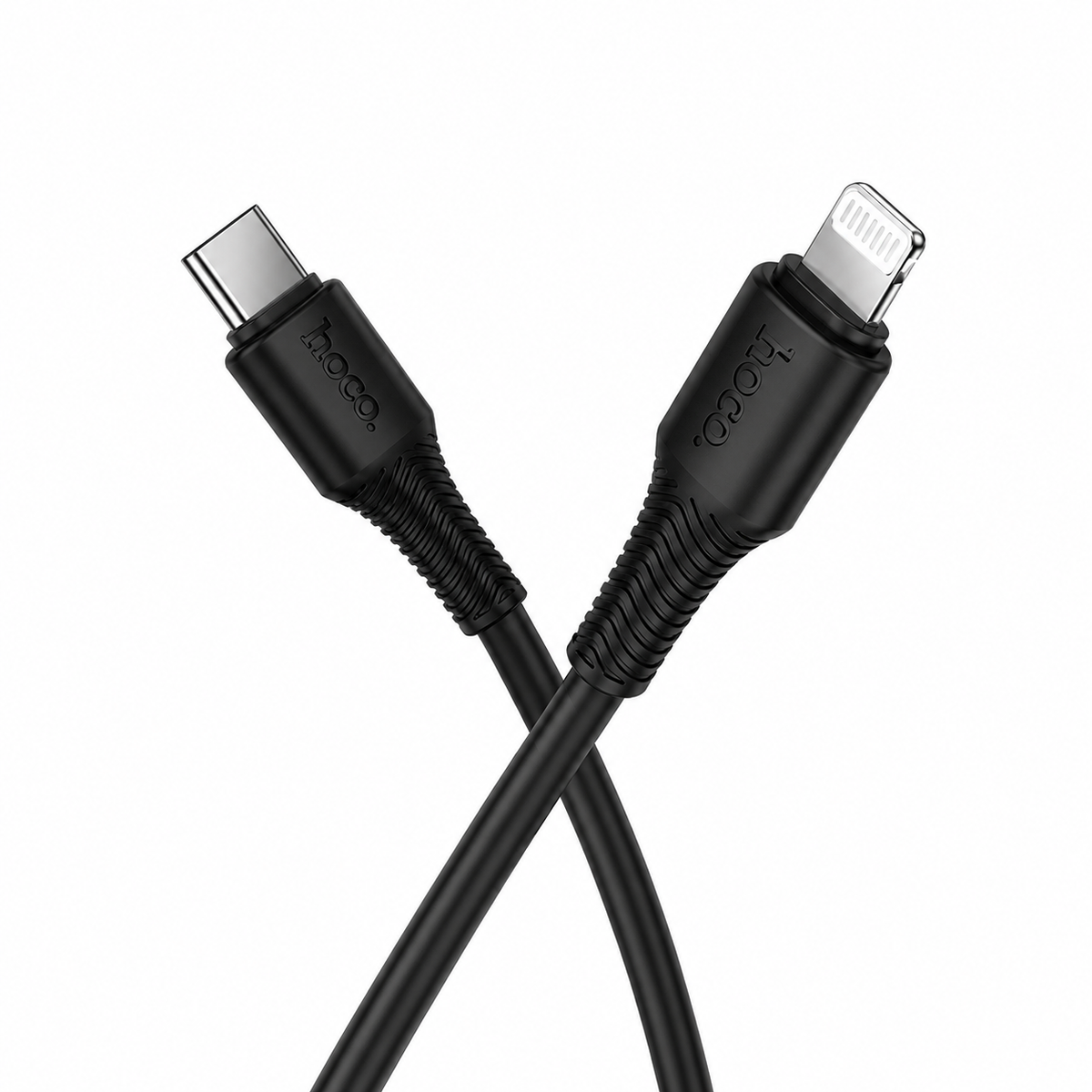 كابل HOCO X120 من USB-C إلى Lightning، يدعم الشحن السريع بقدرة 27 واط، بطول 1 متر