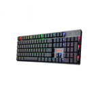 لوحة مفاتيح الألعاب الميكانيكية Redragon K535-KR بمفاتيح RGB زرقاء لأجهزة الكمبيوتر المخصصة للألعاب التي تعمل بنظام Windows، لون أسود