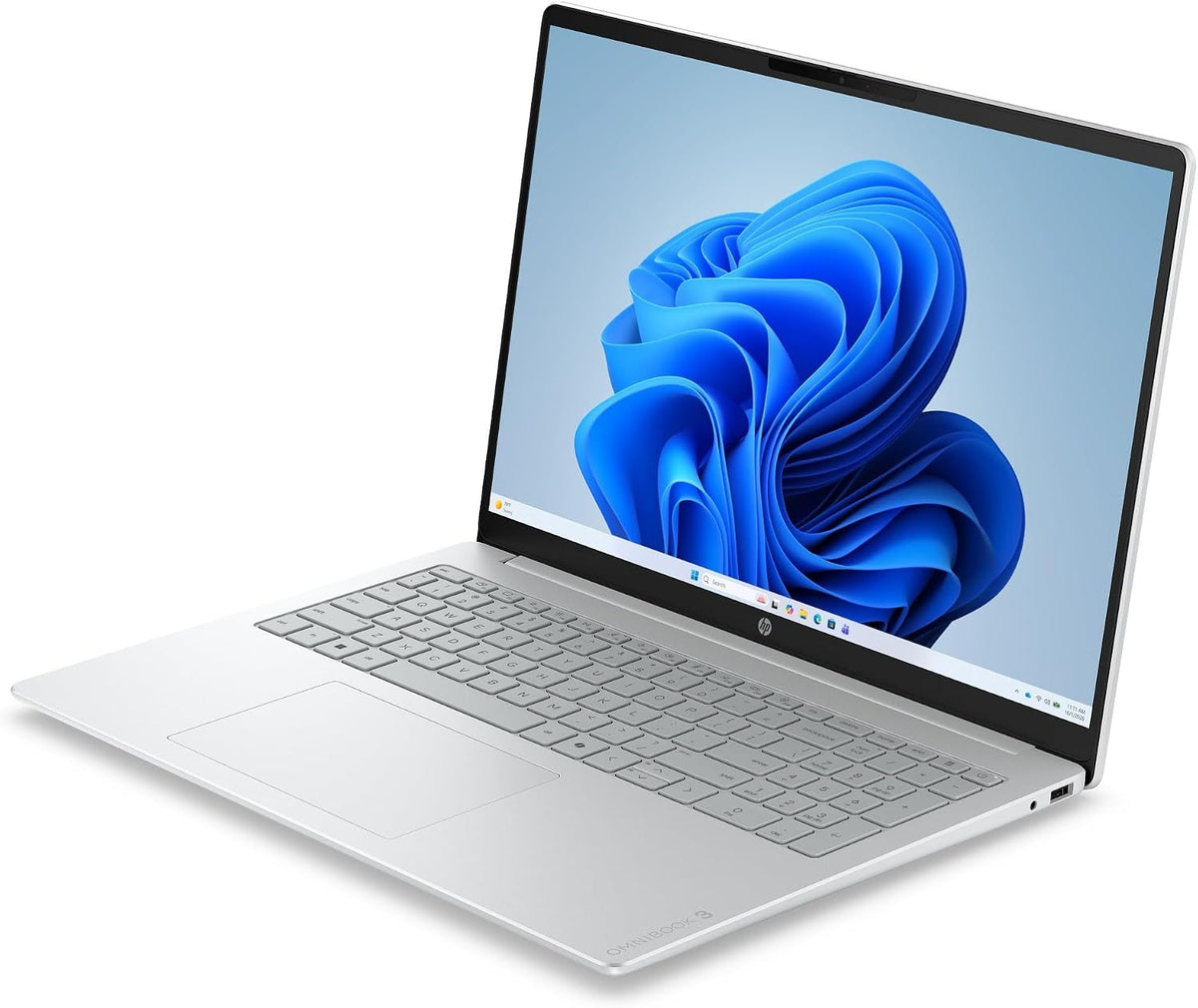 لاب توب HP OmniBook 3 AI موديل 16-bw0001ne AMD Ryzen AI 7 250، رام 16 جيجا، SSD 512 جيجا، AMD Radeon ، شاشة 16 بوصة 2K ويندوز 11 فضي