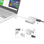 j5create محول USB™ 3.0 إلى شاشتي HDMI™ متعدد الشاشات JUA365
