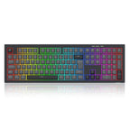 ريدراجون ، لوحه مفاتيح سلكيه ، RGB Membrane Gaming Keyboard ، يو اس بس ، 108 مفتاح
