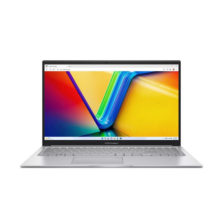 لابتوب ASUS Vivobook 15، Core 7 150U، رام 8GB، SSD ، Intel Graphics، شاشة 15.6" FHD، Windows 11، X1504VA-BQ857W، فضي Cool