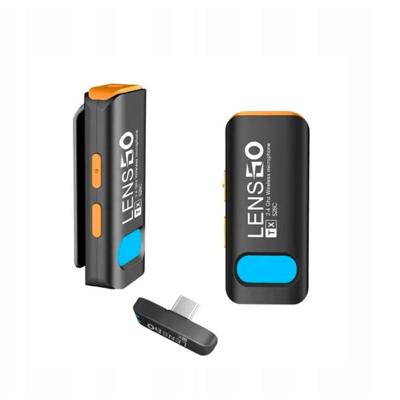 ميكروفون لاسلكي Lensgo Camera 528C أسود